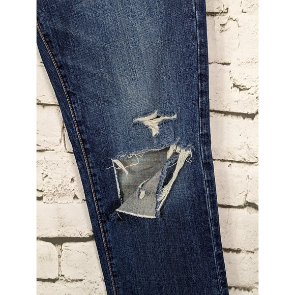 ABERCROMBIE & FITCH Distressed Destroyed Classic Straight Leg Jean 32 x 32 - Picture 4 of 10